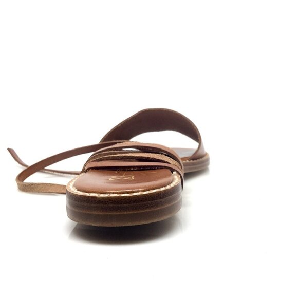 NEW  MAXMARA WEEKEND TIFFANY Leather Wrap Sandals - Picture 6 of 7